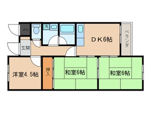 コーポセシリアの物件間取画像